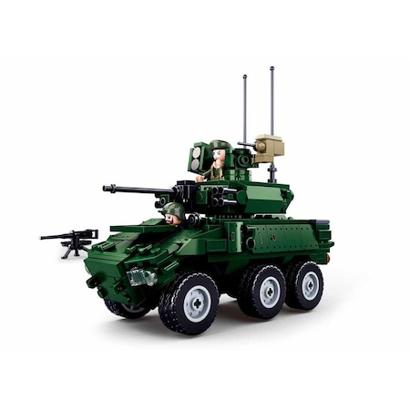 Texas Toy Distribution Model Bricks EBRC 6 x 6 Wheele Infantry Combat Vehicle 384 Piece 753
